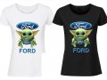  Мъжка и дамска тениска Baby Yoda Hug BMW Mercedes Subaru Pоrsche Mazda Suzuki, снимка 16
