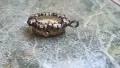 Дамски часовник тип медальон с декоративни камъни, снимка 4