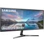 НОВ 34" Монитор Ultra Wide QHD, 60Hz, 4ms, DisplayPort, FreeSync, Dark Blue Gray, LS34J550WQRXEN, снимка 2