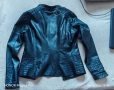 Кожено яке - черно,пролет- есен, дамско, снимка 2