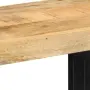vidaXL Стенен рафт 70x33x35 cm Масивна груба дървесина Манго, снимка 9