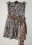 Леопардова рокля тип бюстие, снимка 1 - Рокли - 29254459