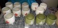 Коледни керамични кашпи, снимка 1 - Саксии и кашпи - 35081938