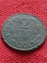 Стара рядка монета 2 стотинки 1901г. Княжество България за колекция - 24932