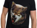 Нова мъжка тениска с дигитален печат Зъбат вълк, Серия Вълци, снимка 16