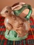 Стара малка керамична ритуална каничка - Заек, снимка 1 - Други ценни предмети - 44302878
