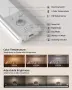 LED осветление за шкафове - 2 бр. , презареждаеми с датчик за движение 134 LED – Сребристо 37 см , снимка 3