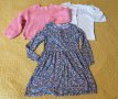 Комплект ЛОТ HM рокля, жилетка, пуловер, снимка 1 - Детски комплекти - 42269586