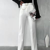 Бял официален панталон, снимка 3 - Панталони - 44707566