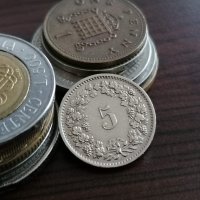 Монета - Швейцария - 5 рапен | 1970г., снимка 1 - Нумизматика и бонистика - 34970288