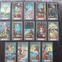 Вълшебни таро карти: Elemental Wisdom Tarot & Dark Mansion Tarot & Slavic Legends Tarot, снимка 9 - Карти за игра - 34659537
