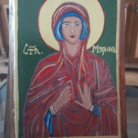 Икона на Света  Марина, снимка 5 - Икони - 37835718