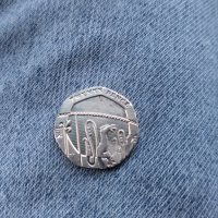 2 монети 20 пенса 2007. 2014.Елизабет, снимка 1 - Нумизматика и бонистика - 44308934