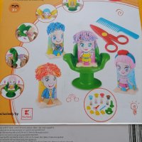детска игра с пластелин Фризьор, снимка 1 - Пластелини, моделини и пясъци - 39888673