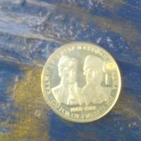 Юбилейна монета с номинал 5 лева от 1988 год Хаджи Димитър и Стефан Караджа 120 години от гибелта им, снимка 2 - Други ценни предмети - 40112784