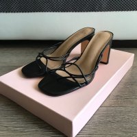 Дамски сандали на ток NOVO 38номер, снимка 1 - Дамски обувки на ток - 40712779