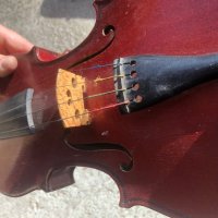 стара цигулка, снимка 12 - Антикварни и старинни предмети - 44175970