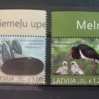 682. Латвия 2021 =  “ Фауна. Europa stamps- Застрашена национална дива природа.  ”,**,MNH , снимка 1 - Филателия - 33791000