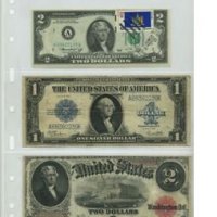 VARIO 3C – прозрачни листа за три банкноти на лист – 195х85, снимка 1 - Нумизматика и бонистика - 35294353