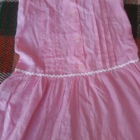 Детска лятна рокличка с презрамки,розова., снимка 2 - Детски рокли и поли - 37020072