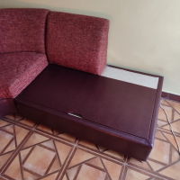 Разтегателен ъглов диван с ракла, снимка 7 - Дивани и мека мебел - 44596455