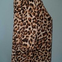 Копринена блуза тип туника с хастар "Pieces"®, снимка 3 - Туники - 29766558