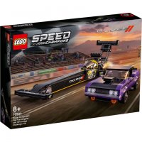 LEGO Speed Champions Mopar Dodge//SRT Top Fuel Dragster 76904, снимка 1 - Конструктори - 35266362
