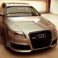 Решетка за Ауди Audi А6-RS6 4Ф 4F 2005 2006 2007 2008 2009 2010, снимка 6 - Тунинг - 32040908