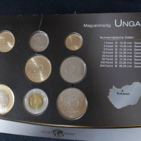 Унгария 1995-2010 - комплектен сет от 8 монети, снимка 2 - Нумизматика и бонистика - 44516680