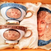 Чаши Костен порцелан За Кафе и Чай, снимка 10 - Подаръци за рожден ден - 28395679