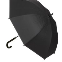 Чадър бастун за дъжд автоматичен черен 82 см, снимка 3 - Други - 42878144