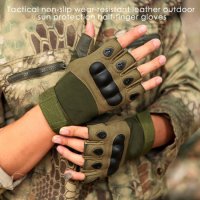4053 Тактически ръкавици без пръсти с вграден протектор, снимка 9 - Ръкавици - 42155975