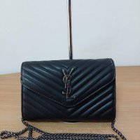 Луксозна Черна чанта /реплика  YSL кодSG112, снимка 4 - Чанти - 39847031