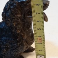 Бронзова статуетка куче , снимка 6 - Антикварни и старинни предмети - 38606062