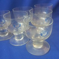 Ретро стъклени чаши на Балкантурист за ракия или коняк 6 бр, снимка 3 - Антикварни и старинни предмети - 37827315