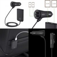 Belkin зарядно с 4 USB порта за леки автомобили, ново, немско, внос от Германия., снимка 6 - Аксесоари и консумативи - 31430156