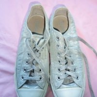 сребърни Converse 39, снимка 1 - Кецове - 37666464