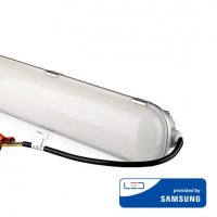 LED Осветително тяло 120см 60W 7200lumen Влагозащитено IP65 V-tac Samsung диод 5г, снимка 1 - Лед осветление - 33924352