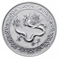 1 oz Сребро Зелен Дракон 2019, снимка 1 - Нумизматика и бонистика - 30586049