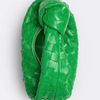 BOTTEGA VENETA Green Mini Jodie чанта, снимка 4 - Чанти - 44224498