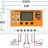 Контролери за Соларни панели - тип МРРТ, 12 V и 24в, 30, 60, 80, 100ампера, снимка 5 - Друга електроника - 37141531