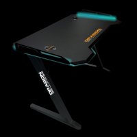 Геймърско RGB бюро с вграден wireless charger & USB hub, снимка 3 - Бюра - 33861293