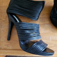 ZARA сандали с висок ток, снимка 10 - Дамски елегантни обувки - 29151294
