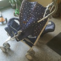 Детска сгъваема количка и бебешко столче за кола , снимка 4 - Детски колички - 37326725