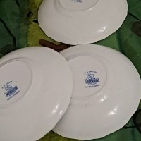 Лот старинни английски порцеланови чинии, снимка 5 - Антикварни и старинни предмети - 38901229