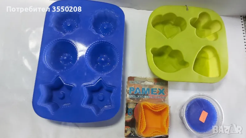Силиконови формички за печене, нови, снимка 1