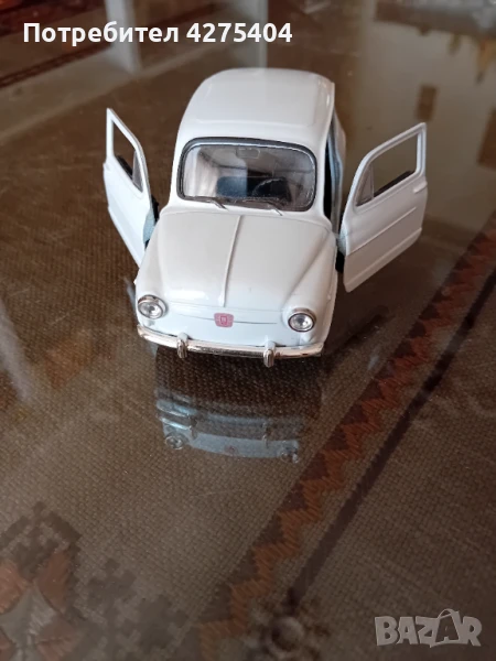 Колекционерска,метална количка welly,seat 600, снимка 1