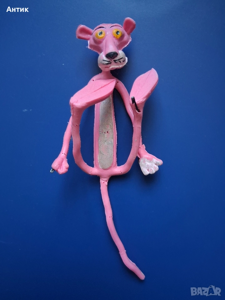 Рядка Гумена Фигурка Играчка Пинко от Соца 70'те год., снимка 1