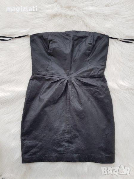 Дамска кожена рокля размер М, снимка 1