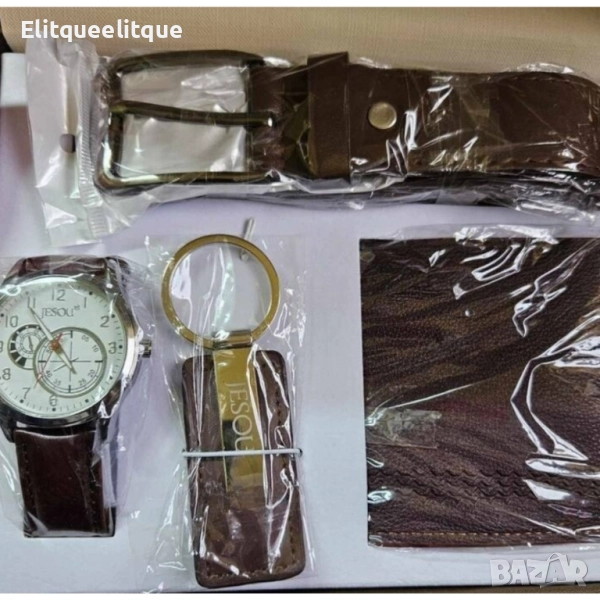 Луксозен подаръчен комплект за мъже JESOU – 4 в 1, снимка 1